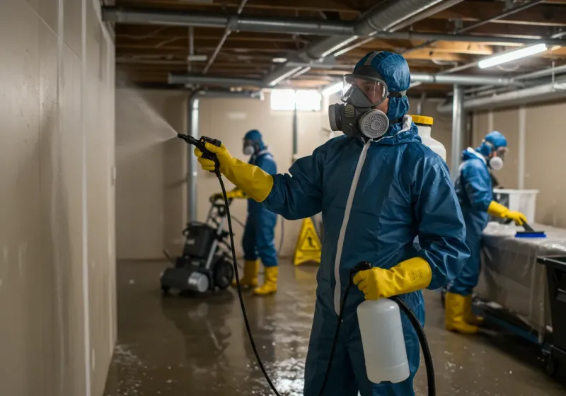 Basement Sanitization and Antimicrobial Treatment process in Walden, CO